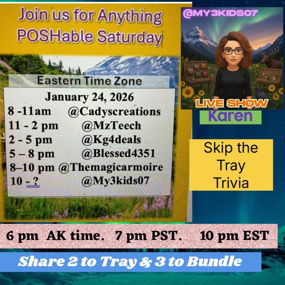 Accessories - FOLLOW FOR LIVE SHOW ANNOUNCEMENTS PLEASE CLICK & FOLLOW!